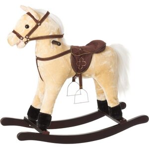 Keinuhevonen ja satula