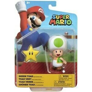 Super Mario green toad 10 cm