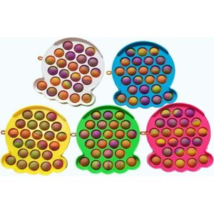 Pop it button mustekala