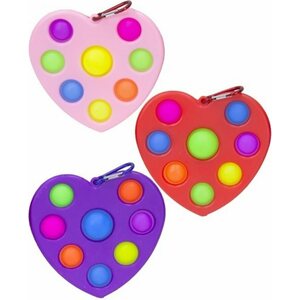 Pop it sydän 8 kuplaa