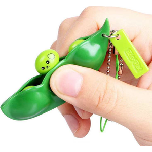 Pea popper keychain