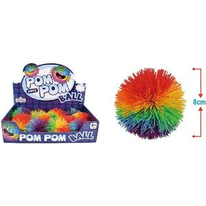 Pom pom ball rainbow