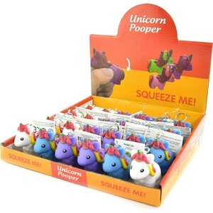 Puristeltava yksisarvinen avaimenperä