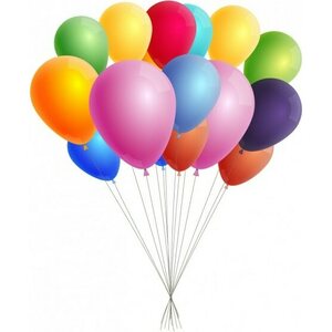 Heliumpallot - 10 kpl