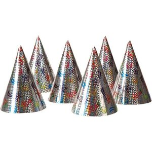 Pahvihattu hologrammi 6 kpl