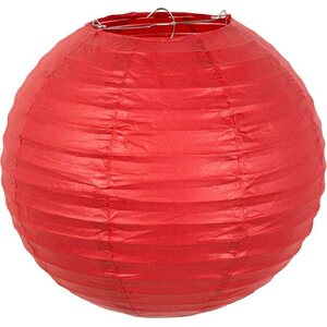 Paperilyhty punainen 25 cm
