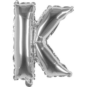 Foliopallo k kirjain 36 cm