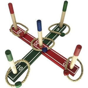 Renkaanheittopeli puinen