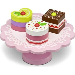 Micki kakkutarjotin ja leivokset puiset