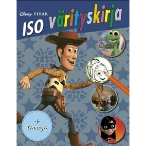 Disney Pixar iso värityskirja ja tarroja