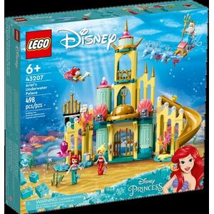 LEGO 43207 arielin vedenalainen linna