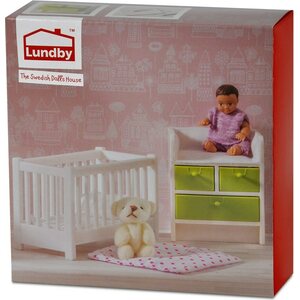 Lundby pinnasänky ja hoitopöytä