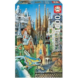 Educa 1000p gaudi collage miniature