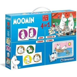 Clementoni muumi 4 in 1 pelisetti