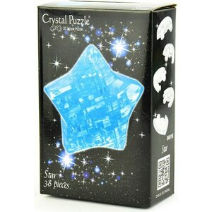 Crystal puzzle sininen tähti 38 p