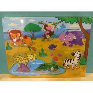 Äänipalapeli valoilla-villieläimet