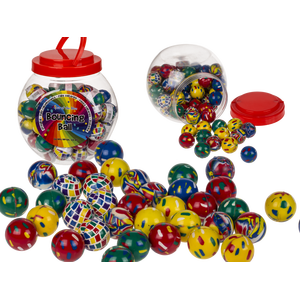 Värikäs superpallo 3 cm