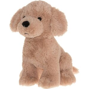 Koira istuva beige 43 cm