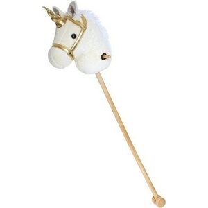 Keppihevonen yksisarvinen valkoinen