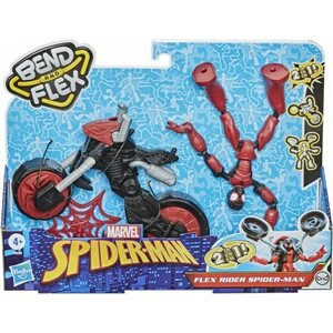 Bend and flex spiderman ja ajoneuvo