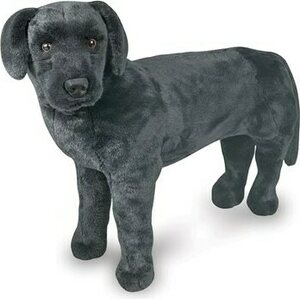 Musta labradorinnoutaja pehmolelu 79 cm