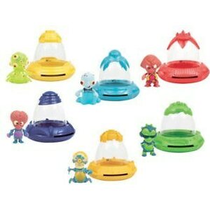 Exogini ufogino ajoneuvo ja figuuri