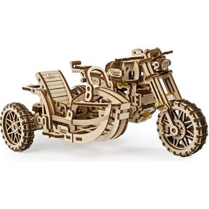 Ugears scrambler ugr-10 with sidecar