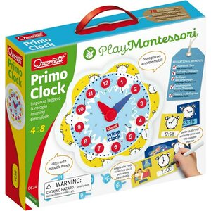 Quercetti montessori oppimis kello