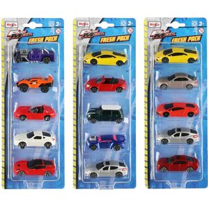 Maisto kulkuneuvo 7,6 cm 5kpl/pkt