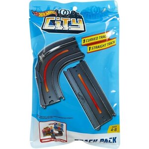 Hot wheels city track lisäosa suora ja mutka