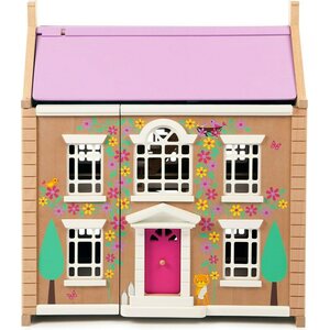 Bigjigs tidlington house nukkekoti puuta