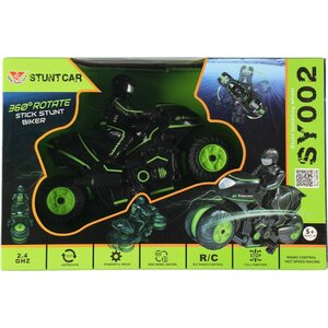 R/c moottoripyörä 2,4g vihreä