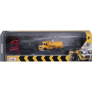 Maisto mini työmää-ajoneuvo+rekka volvo