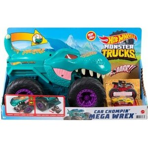 Hot wheels monster trucks car-chompin mega wrex