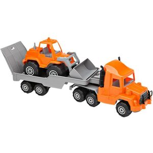 Plasto rekka ja kauhakuormaaja