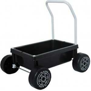 Plasto taaperokärry musta