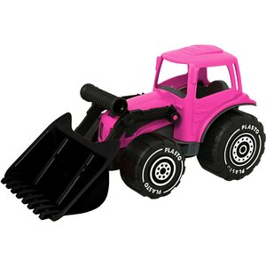 Plasto kauhatraktori pinkki
