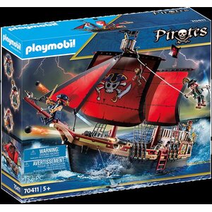 Playmobil pääkallo-taistelulaiva