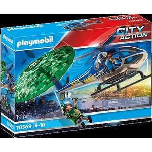 Playmobil laskuvarjon takaa-ajo