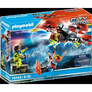 Playmobil sukeltajan pelastus lennokilla