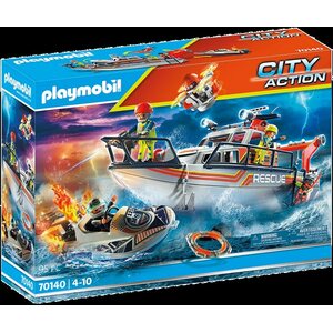 Playmobil sammutusyksikkö & pelastusalus