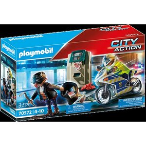 Playmobil poliisimoottoripyörä