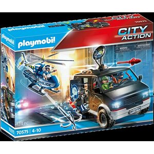 Playmobil poliisihelikopteri takaa-ajo