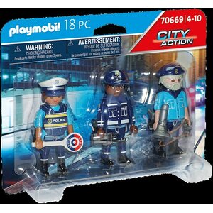 Playmobil poliisi-hahmosetti