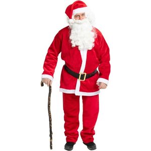 Winteria joulupukin asu luxus 4 osainen