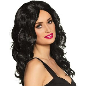 Peruukki musta kihara