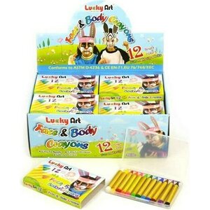 Kasvoväriliidut 12 väriä