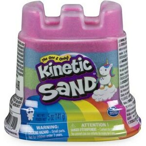 Kinetic sand rainbow unicorn castle