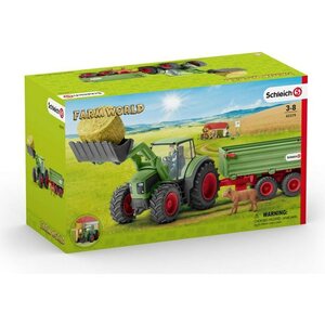 Schleich traktori trailerilla