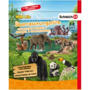 Schleich yllätyspussi villieläimet